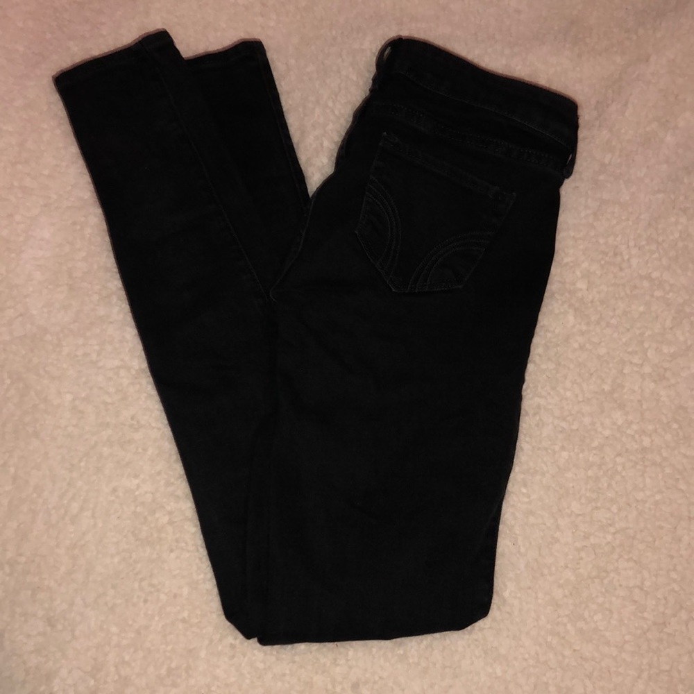 Hollister Super Skinny Black Jeans Size 1 Regular